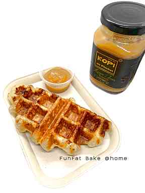 Large Croffle - ไซส์ใหญ่ ครอฟเฟิล + คาหยา