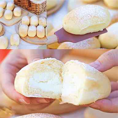 soft bun ขนมปังนุ่ม ไส้นมสดฮอกไกโด