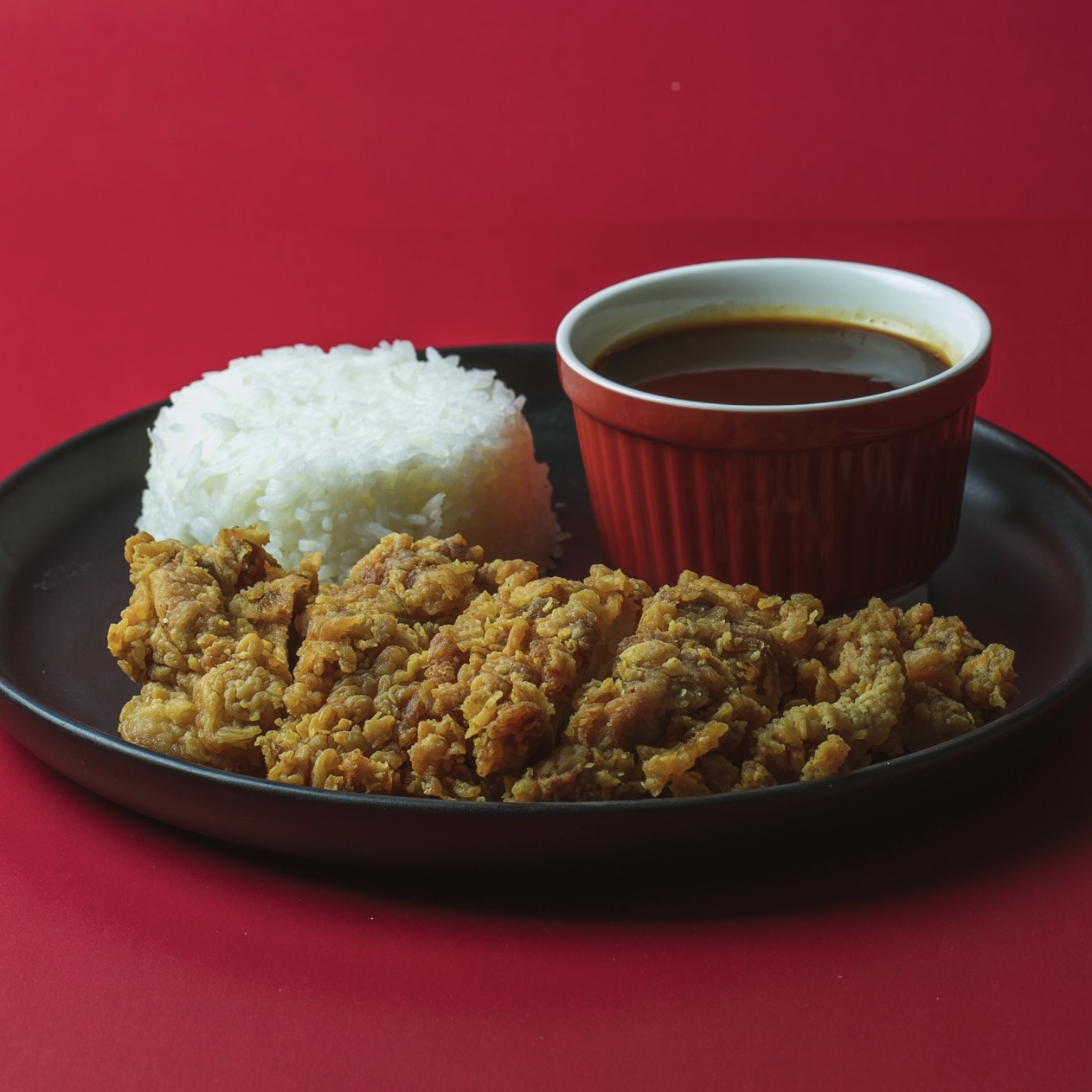 ข้าวไก่ทอดซอสเทอริยากิ