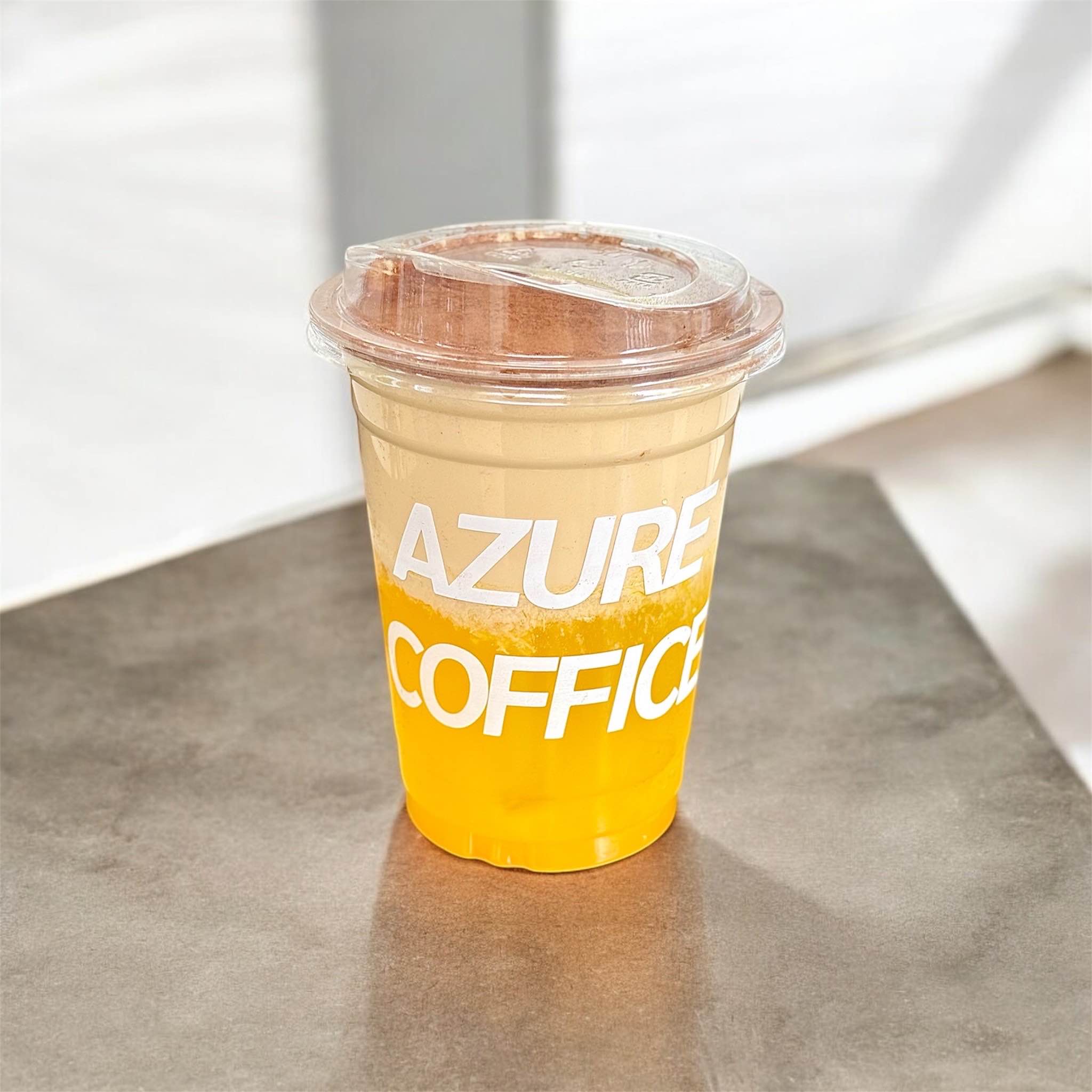 Orange Cold Foam Latte