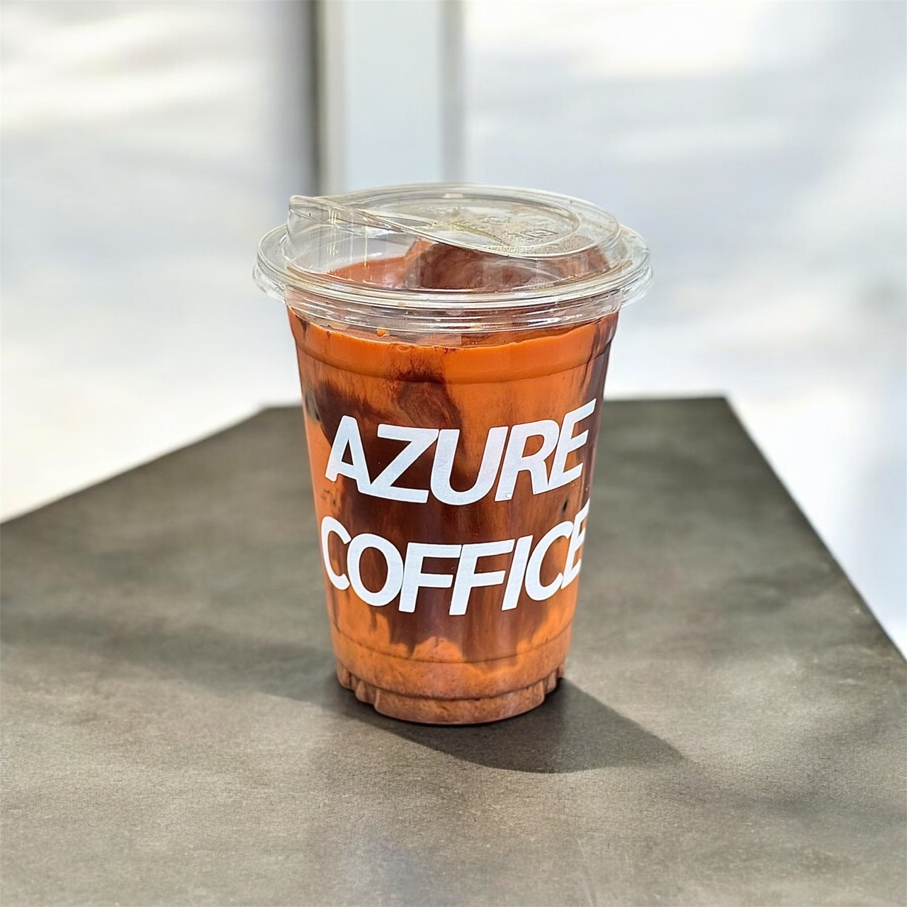 Iced cocoa thai tea